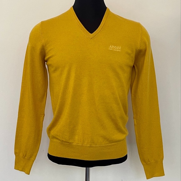 New Armani Collezioni Wool Sweater Pullover - Picture 1 of 6